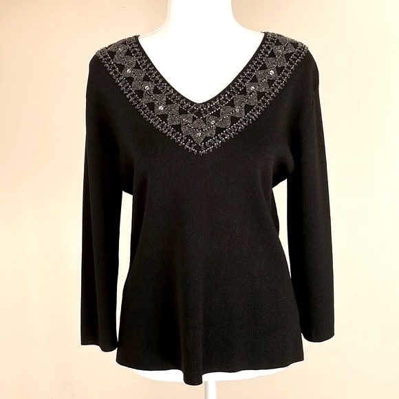 Liz Jordan Tops - Liz Jordan Womens Top Size M Black